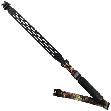 Limbsaver 12295 Kodiak-Air Sling Black NAVCOM Rubber & Mossy Oak Break-Up Nylon w/ 1" W & Adjustable Design for Rifles