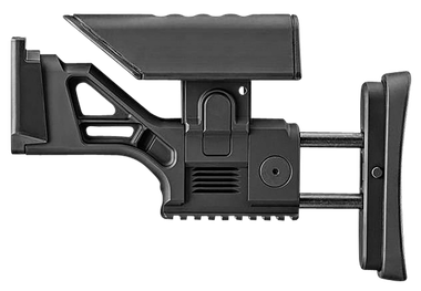 FN 20100566 SSR Rear Stock AssemblyBlack Aluminum, Fully Adjustable for FN SCAR 16S/17S