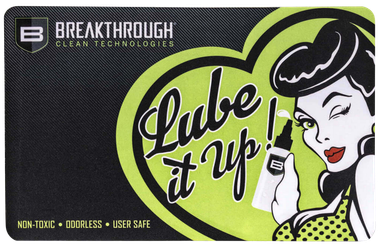 Breakthrough Clean BTRGMP PistolCleaning Mat Neoprene/Polyester 17" Long Breakthrough Cleaning Products Illustration