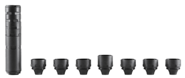 Dead Air ODESSA9 Odessa-99mm Luger 1.1" Black Nitride 1/2"-28/M13.5x1mm LH