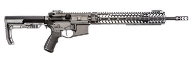 Spikes PHUR5435M3R Pipe Hitter223 Rem,5.56x45mm NATO 16" No Magazine Black Hard Coat Anodized 6 Position MFT BMS Minimalist Stock