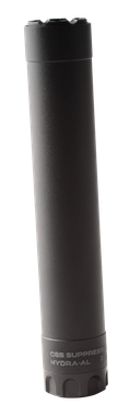 CGS SUPPRESSORS CGSHYDRAAL22 Hydra22 LR 1" Black Anodized 7075-T6 Aluminum 1/2"-28 tpi