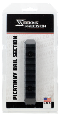 Seekins Precision 0010560081 M-LOK Rail Section 9 SlotsBlack Anodized