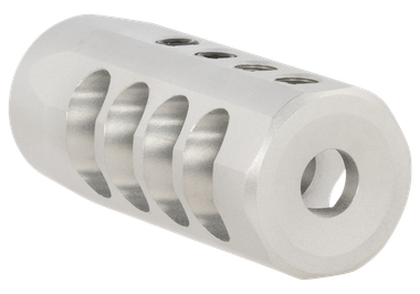 Christensen Arms 8100001701 Side-BaffleNatural Titanium, 5/8"-24 tpi Threads, 30 Cal (.920" D Bull barrel)