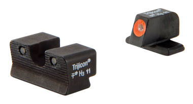 Trijicon 600752 HD Night SightsGreen/Tritium Orange Outline Front Sight-Green Tritium Black Outline Rear Sight Springfield Armory XD-S/XD-E