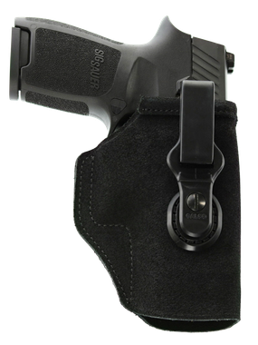 Galco TUC836B Tuck-N-Go 2.0 IWB Black Leather UniClip/Stealth Clip Fits Ruger LCP II/Ruger LCP Max Ambidextrous
