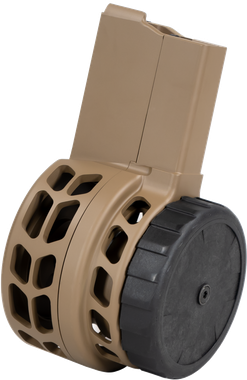 WARRIOR SYSTEMS MFG CO W15FDESK1 Warrior Skeletonized 50rd 5.56x45mm Fits AR-15 Flat Dark Earth Aluminum