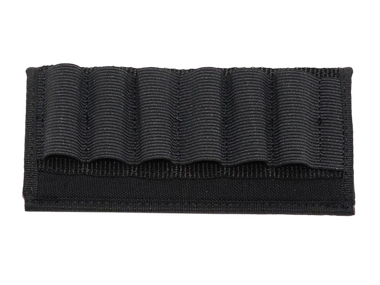 GrovTec US Inc GTAC87 Belt SlideNylon w/Elastic Loops 6rd Shotgun Belt Slide Mount 2.25"