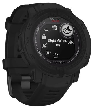 Garmin 0100262713 Instinct 2 Solar Tactical Edition GPS/Smart Features 32MB Memory Black Size 45mm Compatible w/iPhone/Android