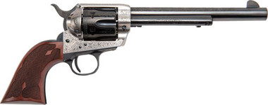 7.5" ENGRAVED SILVER/BL WALCIMARRON FRONTIER 357MAG PW FS