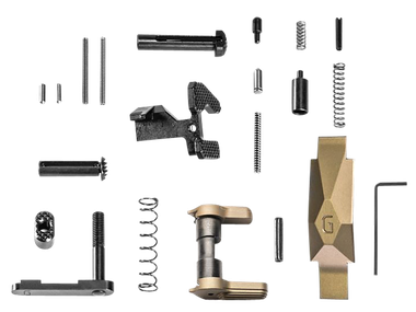 Geissele AutomaticsUltra Duty Lower Parts Kit DDC, Ambi Safety, Oversized Bolt Release/Catch for AR-15