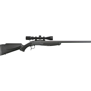 CVA Scout Rifle .35 Whelan Single Shot 25" Barrel Black with 3-9x32 Scope and Case