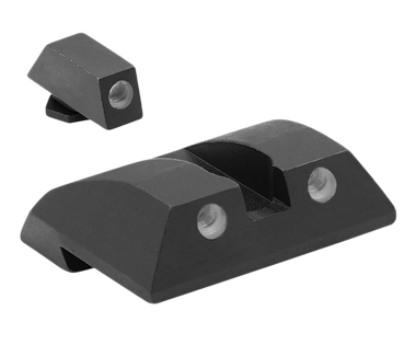 Meprolight USA 127403101 Tru-DotGreen Tritium White Outline Front Sight-Green Tritium White Outline Rear Sight Smith & Wesson SIGMA/SDVE