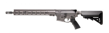 Geissele Super Duty AR Rifle - Gray | 5.56NATO | 16" Barrel | 15” Super Modular MK16 M-LOK Rail | SSA-E X Trigger w/ Lightning Bow |Nanocoated Surefire Closed-Tine Warcomp