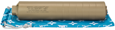 Griffin Armament GAGP7FDE-W GP7 Direct Thread Suppressor 7.62mm 1.50" FDE 17-4 PH Stainless Steel 5/8"x24