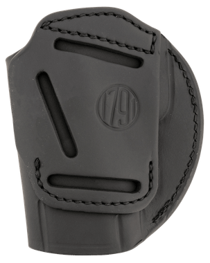 1791 Gunleather 3WH6SBLA 3-WayIWB/OWB Size 06 Black Leather Belt Loop Fits Beretta 92 Fits Walther PPQ Fits Sig P320 Ambidextrous Hand