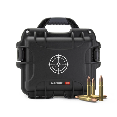 Nanuk Case 905 empty - w/tan target Logo