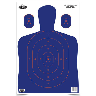 Birchwood Casey Dirty Bird Bl/or Silhou Target 3pk. .