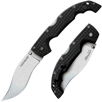 Cold Steel XL Voyager Vaquero Folder 5.5 in Griv-Ex Handle