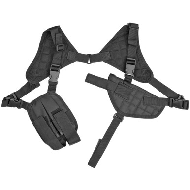 Vism Ambidextrous Shoulder Holster Double Mag Holder