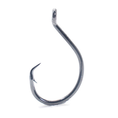 Mustad Demon Perfect Circle 1X Fine-Black Nickel 6 Ct 7 0