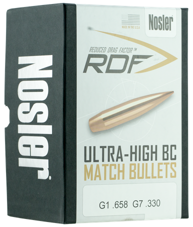 Nosler Rdf, Nos 49825 Rdf Match .264140 Hpbt500