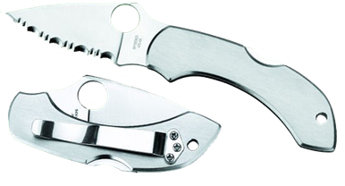 Spyderco Dragonfly Folder 2.32 in Plain Stainless Handle