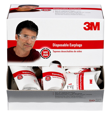 3m Peltor Earplug, 3m905795010c Disp Earplugs50pr