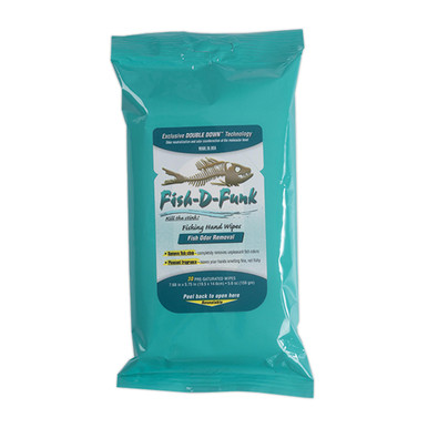 FISH-D-FUNK Wipes Fish Stink Removal 30/Pouch