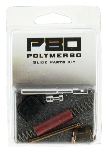 Polymer80 Pf-series, P80 Pfp-skit-brz/redGlk 9mm Slide Part Kit G1-4