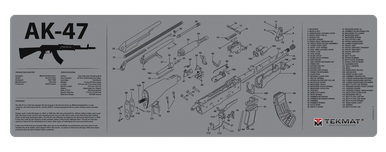 Beck Tek, Llc (tekmat) Original Cleaning Mat, Tekmat R36ak47gy Ak47 Grey Cleaning Mat