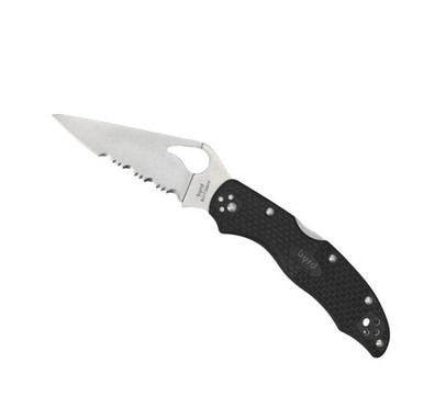 Byrd Harrier 2 Folder 3.36 in Combo Blade FRN Handle