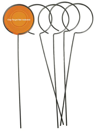 Birchwood Casey Clay Holder Stand, Bir 49010 Wire Clay Target Holders 5pk