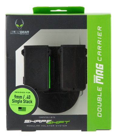 Alien Gear Holsters Cloak, Agh Cmcd-2-2-r-15 Double Mag Pouch 9mm Sng Stack