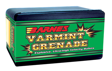 Barnes Bullets Varmint Grenade, Brns 30170 .22430 Vg FbHornet100
