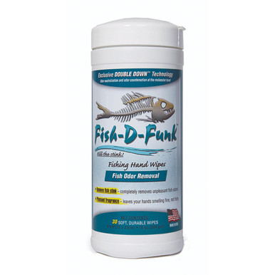 FISH-D-FUNK Wipes Fish Stink Removal -30/ Canister