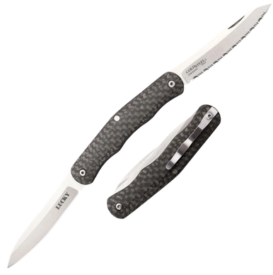 Cold Steel Lucky Folder 2.63 in Blade Carbon Fiber Handle