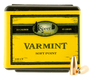 Speer Ammo Varmint, Speer 1023 Bull .22445 Sptzr 100