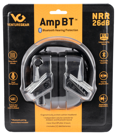 Venture Gear AMP BT Electronic Earmuff with Bluetooth