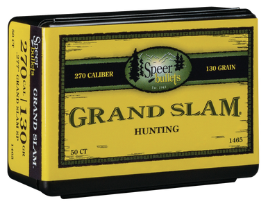 Speer Ammo Grand Slam, Speer 1465 Bull .277 130 Grandslam50