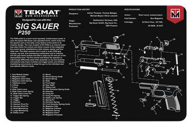 Beck Tek, Llc (tekmat) Original Cleaning Mat, Tekmat Tekr17sigp250Sig P250