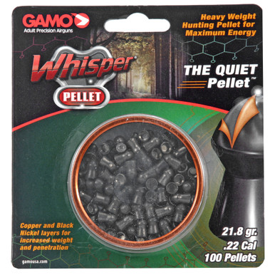 Gamo Whisper Pellet High Weight Quiet Pellet .22 Cal Qty 100