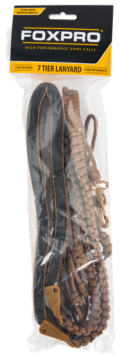 Foxpro 7 Tier Lanyard, FoxproFxp Lan TanFurtaker 7 Tier Lanyard Tan