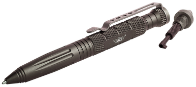 Uzi Accessories Tactical Pen, Camp Uzitacpen6gm Uzi Tac Pen 6 Gray