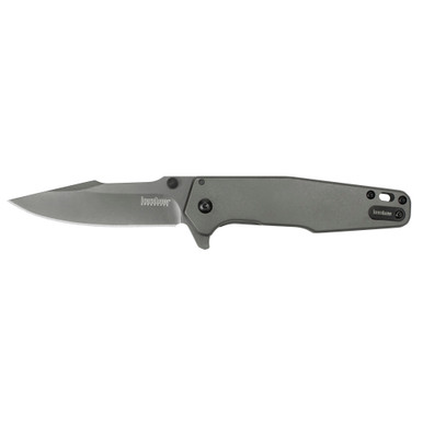 Kershaw Ferrite Assisted 3.25 in Gray Ti Plain SS Handle