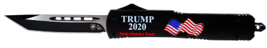 Templar Knife Trump 2020, Temp M20bk231 Slim Trump Black Tanto 440c Black