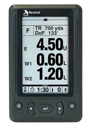 Kestrel(nielsen-kellerman Hud, Kest 0750lblkHud 5 Series Ballistic Meters Black