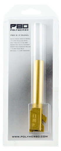 Polymer80 G19 Gen1-4 Compatible, P80 G19-s-tin Glk19 Std Barrel Tin