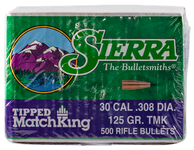 Sierra Tipped Matchking, Sierra 7725c .308 125 Tipped Mk500