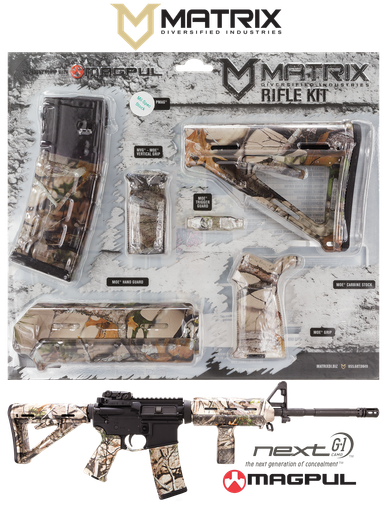 Matrix Diversified Ind Magpul Carbine Accessory Kit, Mdi Magmil-nv Next Camo VistaKit